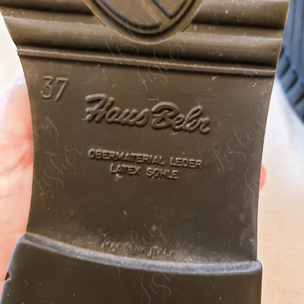 Haus Behr Embroidered Suede Oxfords - Picture 6 of 7